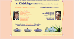 Desktop Screenshot of kinesiologie-provence.fr